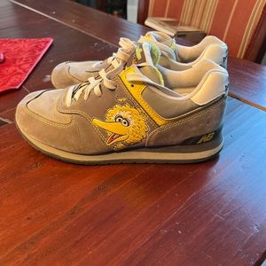 New Balance Worn once Limited edition Sesame Street sneakers size 5/3.5 kids